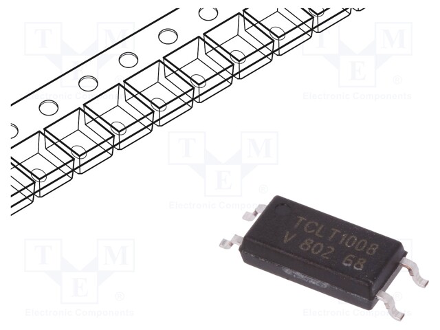 Optocoupler; SMD; Channels: 1; Out: transistor; Uinsul: 5kV; Uce: 70V