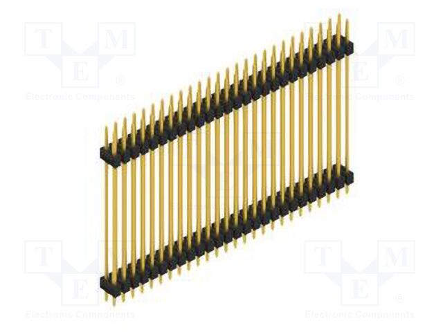 Connector: pin strips; pin header; male; PIN: 52; 2.54mm; THT; 2x26