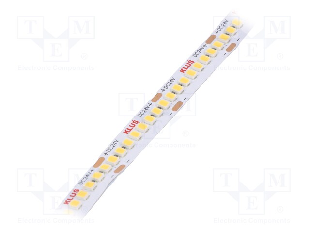 LED tape; white warm; 24V; LED/m: 240; 10mm; IP20; 120°; 4.8W/m
