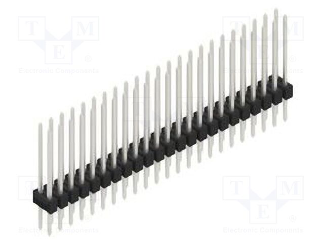 Connector: pin strips; pin header; male; PIN: 46; 2.54mm; THT; 2x23