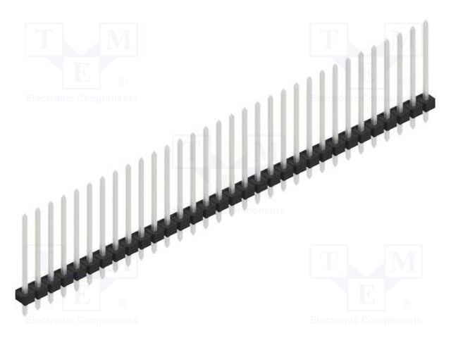 Connector: pin strips; pin header; male; PIN: 32; 2.54mm; THT; 1x32