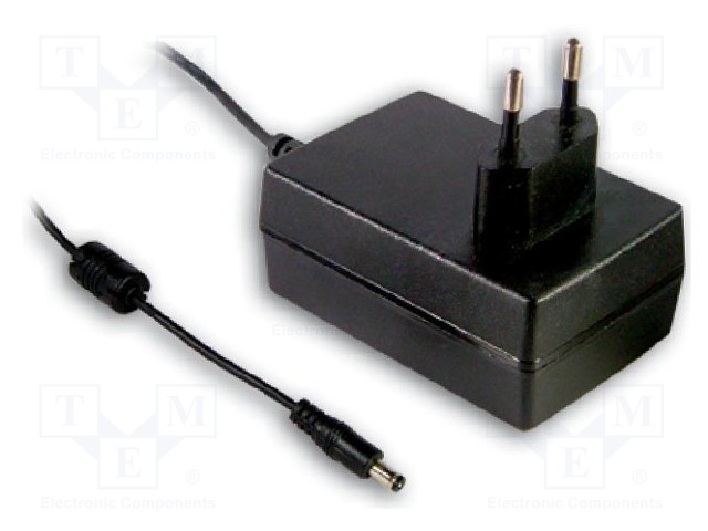 Power supply: switched-mode; 6÷13VDC; 1400mA; Out: 5,5/2,1; 18.2W