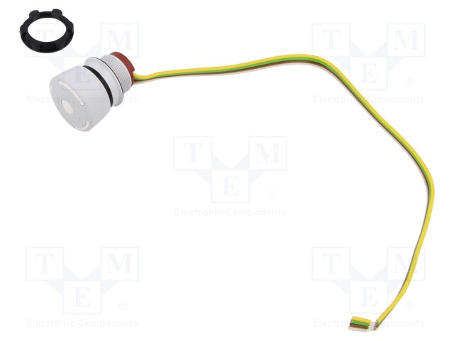 Emergency Stop Switch, DPST-NC, On-Off, Cable, 5 A, 250 V, 250 V