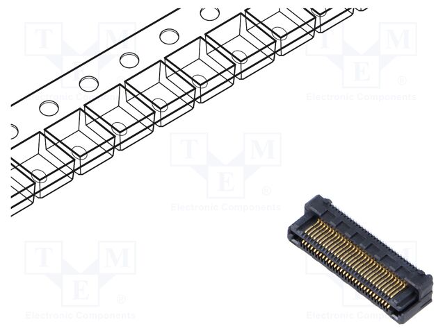 Connector: PCB to PCB; hermaphrodite; PIN: 60; 0.5mm; LSHM; SMT