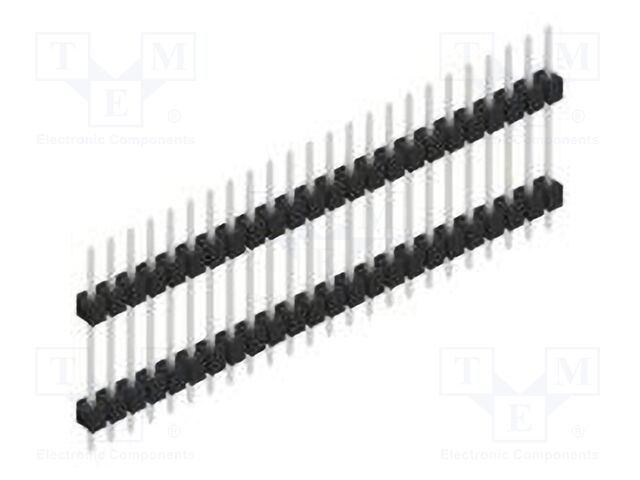 Connector: pin strips; pin header; male; PIN: 24; 2.54mm; THT; 1x24