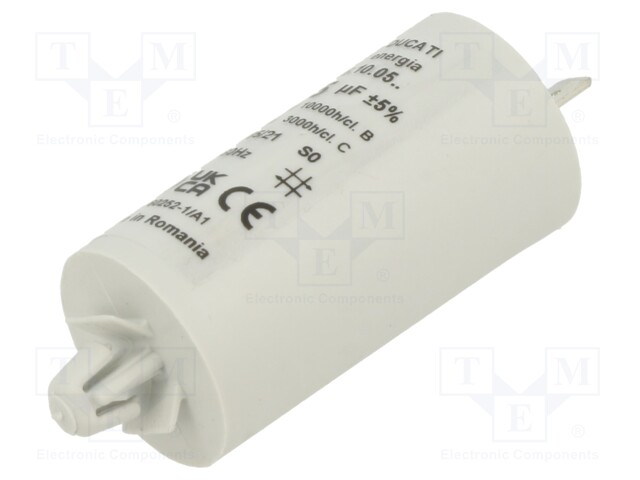 Capacitor: motors, run; 3.5uF; 400VAC; Ø28x55mm; -25÷85°C; ±5%