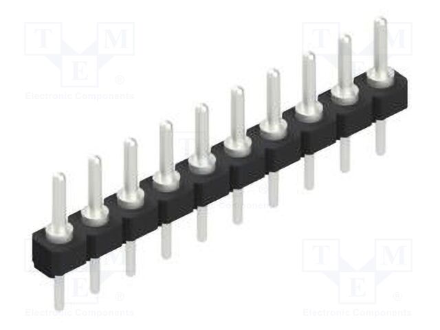 Connector: pin strips; pin header; male; PIN: 10; 2.54mm; THT; 1x10