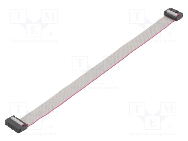 Ribbon cable with IDC connectors; 14x28AWG; Cable ph: 1.27mm
