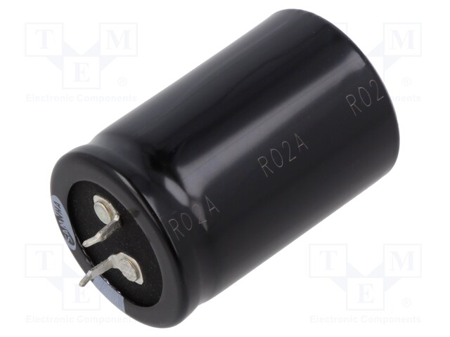 Capacitor: electrolytic; SNAP-IN; 22000uF; 25VDC; Ø30x45mm; ±20%