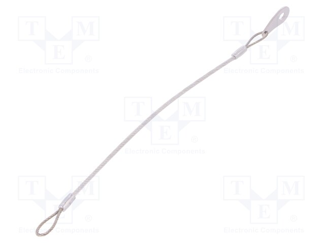 Retaining cable; Plating: PVC; Mat: stainless steel; 500mm