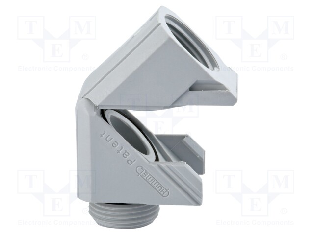 Connector; angular; PG29; M32; IP68; Mat: polyamide; grey