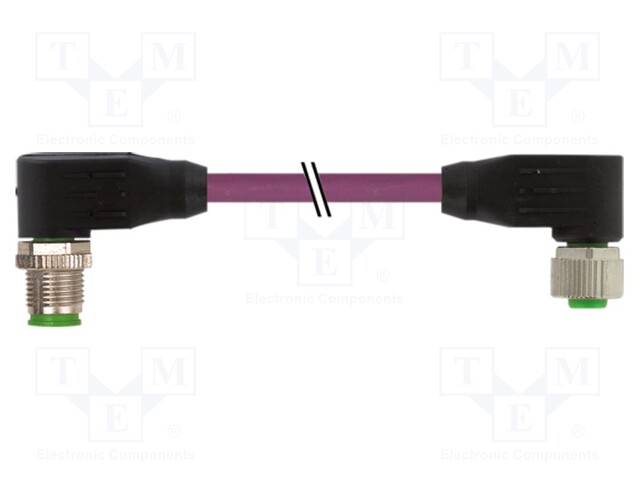 -25÷85°C; IP67; 4A; 5m; Series: 7000; PIN: 5; Thread: M12; 60VAC; 60VDC