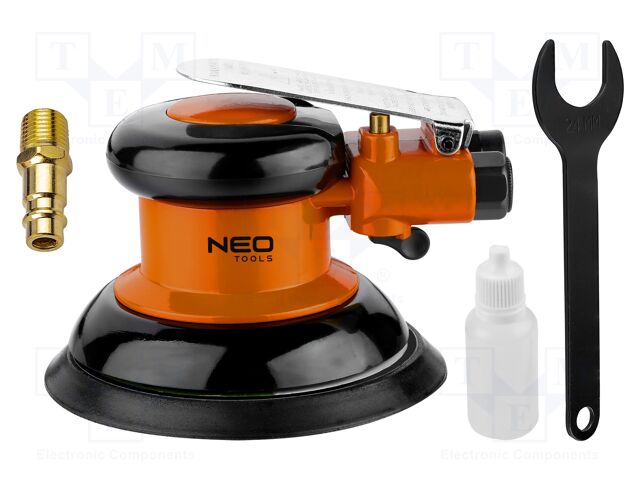 Palm orbital sander; pneumatic