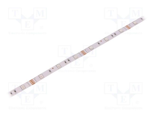 LED tape; RGB; LED/m: 30; SMD; 5050; 12V; 10mm; without cover; IP20