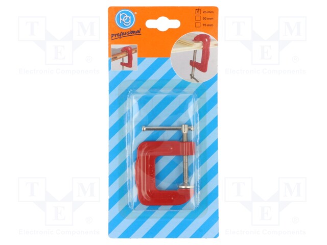Universal clamp; C; max.25mm