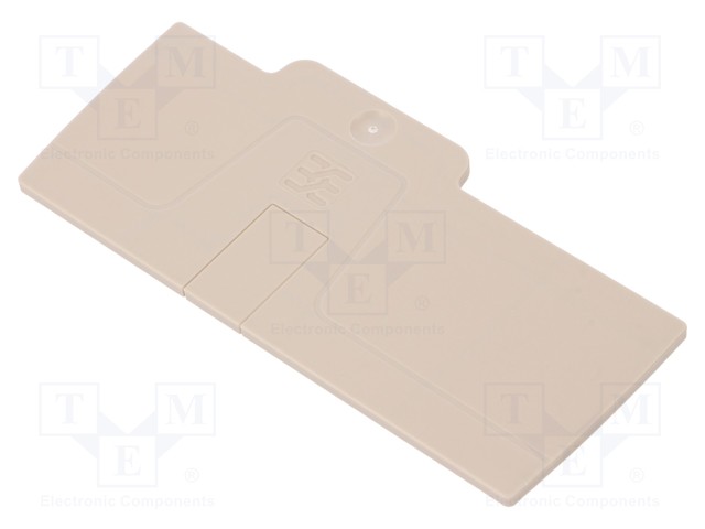 End plate; Application: A series; colourless