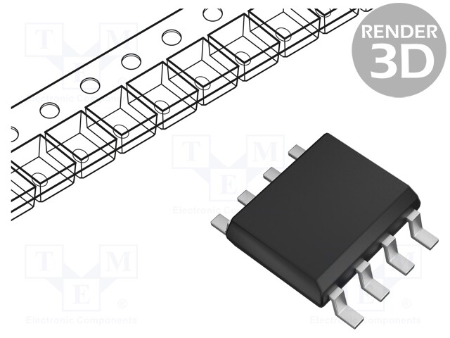 IC: interface; transceiver; half duplex,RS485; 20000kbps; SOIC8