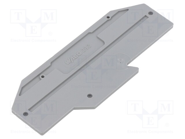 End plate; orange