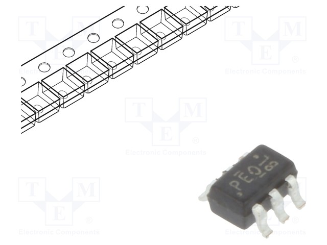 Transistor: N-MOSFET x2; unipolar; 20V; 0.9A; 0.27W; SC70