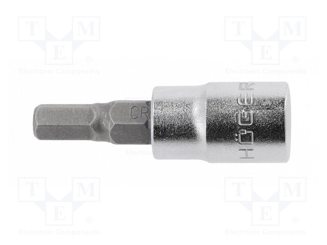 Wrench; hex key,socket spanner; 1/4"