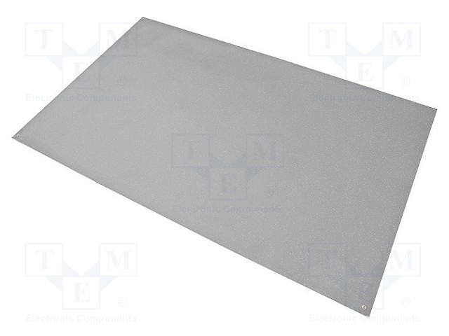 Floor mat; ESD; L: 1900mm; W: 1200mm; D: 2.5mm; grey; Rsurf: 5÷500MΩ