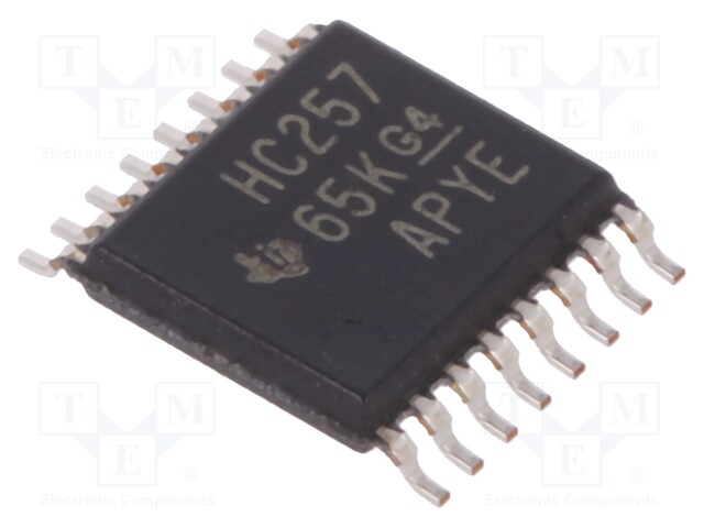 IC: digital; multiplexer; Channels: 1; IN: 2; SMD; TSSOP16; Series: HC