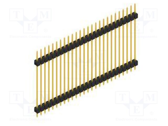Connector: pin strips; pin header; male; PIN: 26; 2.54mm; THT; 1x26