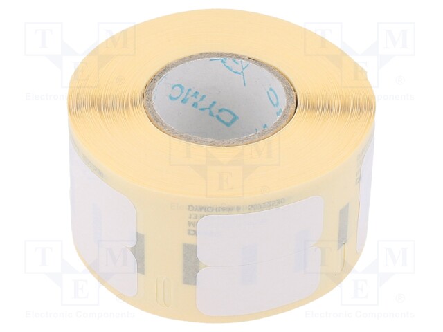 Label; Width: 24mm; Colour: white; L: 12mm
