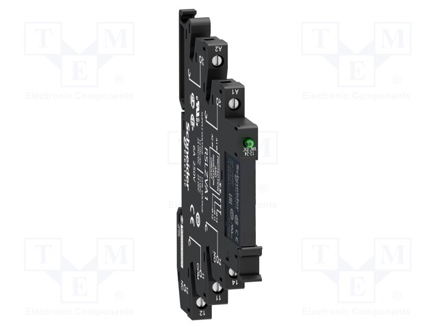 Relay: interface; SPDT; Ucoil: 230VDC; Ucoil: 230VAC; 6A; Series: RSL