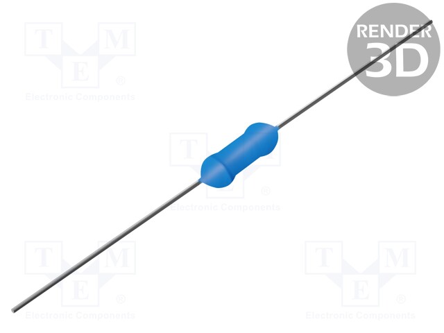 Resistor: metal film; THT; 4.7kΩ; 250mW; ±5%; Ø2.5x6.8mm; axial