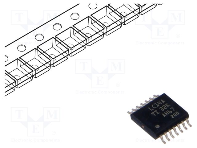 Logic IC, Inverter, Hex, 1 Inputs, 14 Pins, TSSOP, 74LVC14