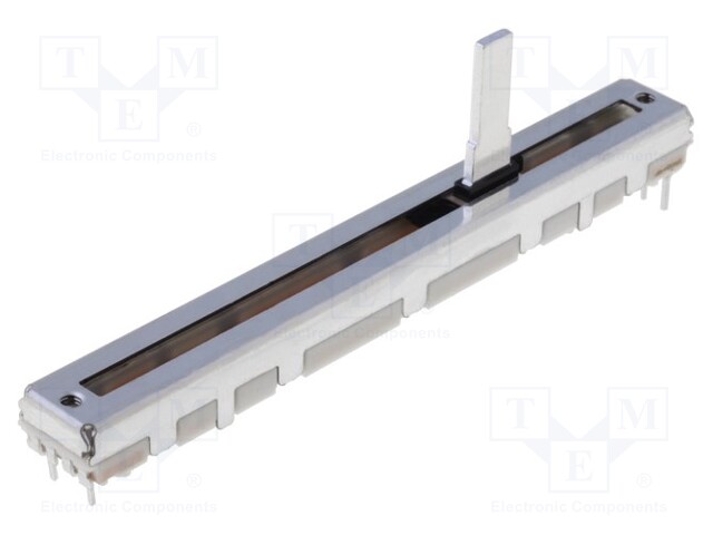 Potentiometer: slide; 10kΩ; 100mW; THT; ±20%; logarithmic; 150VAC