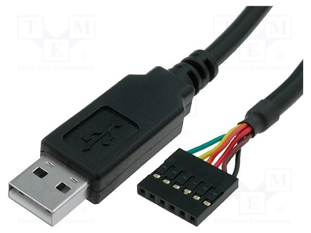 Module: cable integrated; UART,USB; USB A,pin strips; V: lead