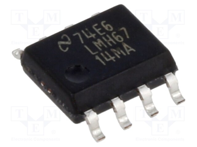 IC: operational amplifier; 400Hz; Ch: 1; SO8; ±4÷6.25VDC,8÷12.5VDC