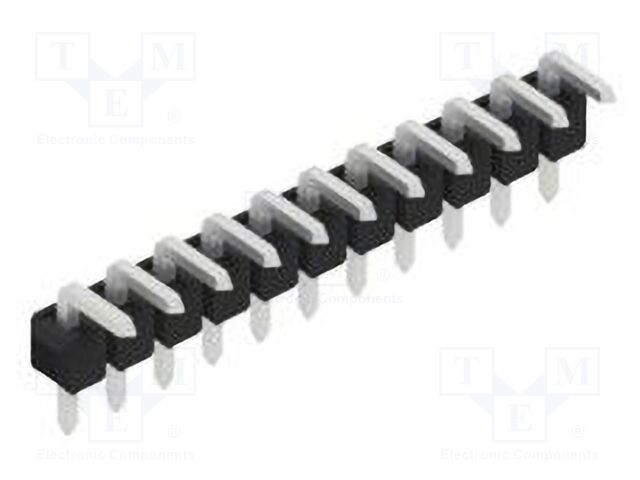 Connector: pin strips; pin header; male; PIN: 11; 2.54mm; THT; 1x11