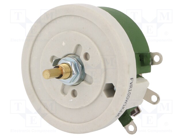 Potentiometer: shaft; single turn; 1kΩ; 100W; ±10%; 6mm; wirewound