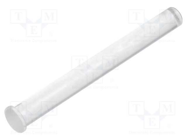 Fibre for LED; round; Ø5mm; Front: convex; straight