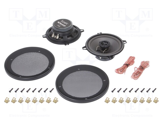 Car loudspeakers; two-way; 130mm; 60W; 80÷17000Hz; 2 loudspeakers