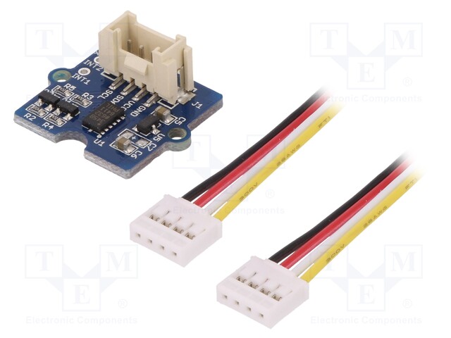 Sensor: accelerometer; 3.3÷5VDC; ADXL345; ±16g; module; Channels: 3