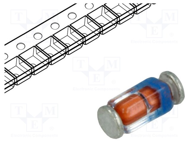 Diode: Zener; 0.5W; 64V; 2.5mA; SMD; reel,tape; quadro MiniMELF