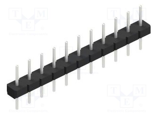 Connector: pin strips; pin header; male; PIN: 11; 2.54mm; THT; 1x11