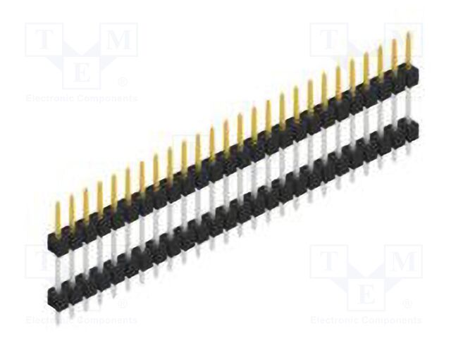 Connector: pin strips; pin header; male; PIN: 26; 2.54mm; THT; 1x26