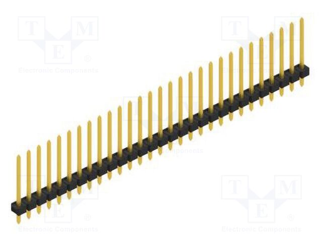 Connector: pin strips; pin header; male; PIN: 29; 2.54mm; THT; 1x29