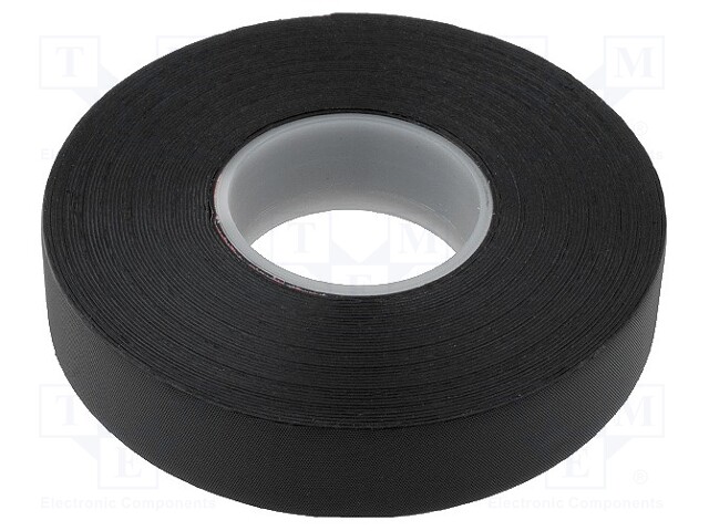 Tape: self-amalgamating; black; 19mm; L: 9.1m; D: 0.5mm; -40÷100°C