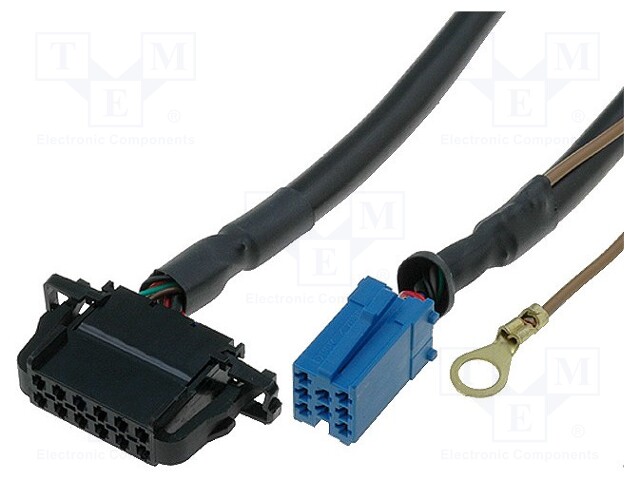Cable for CD changer; ISO mini socket 8pin,VW, Audi 12pin