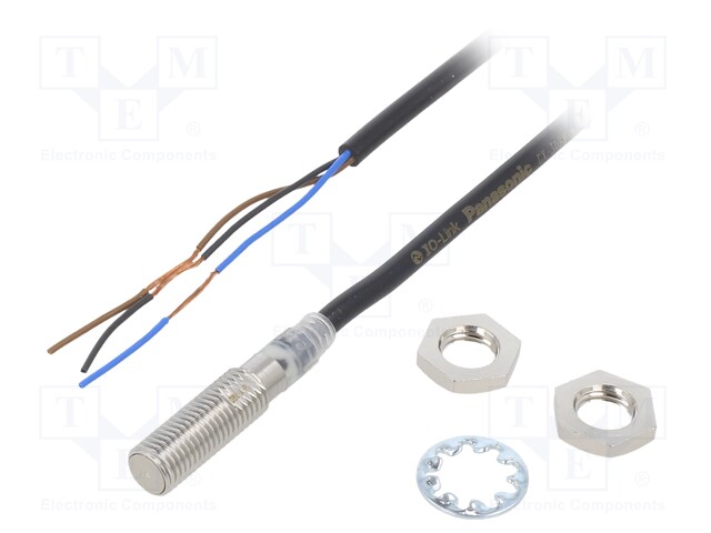 Sensor: inductive; OUT: PNP / NO; 0÷1.6mm; 10÷30VDC; M8; IP67; 200mA