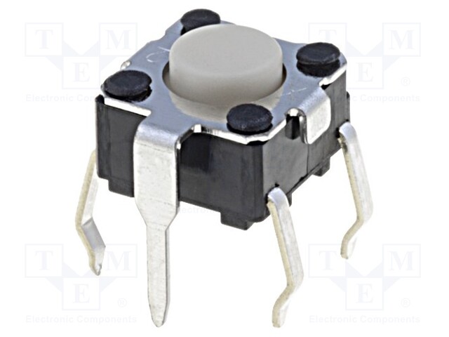 Microswitch TACT; SPST-NO; Pos: 2; 0.05A/24VDC; THT; none; 0.98N
