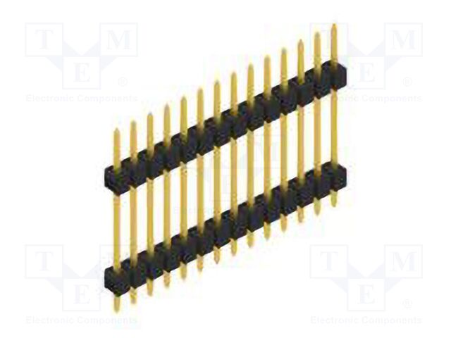 Connector: pin strips; pin header; male; PIN: 14; 2.54mm; THT; 1x14