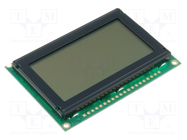 Display: LCD; graphical; 128x64; FSTN Positive; 75x52.7x8.9mm; LED