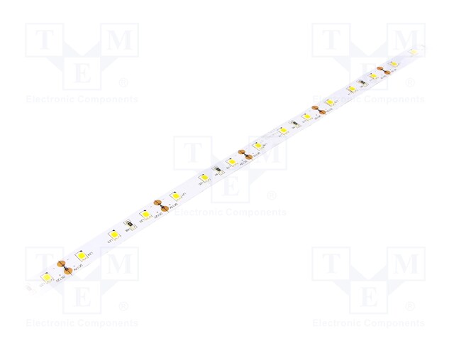 LED tape; white warm; LED/m: 60; SMD; 3528; 12V; W: 8mm; 120°; D: 2.5mm